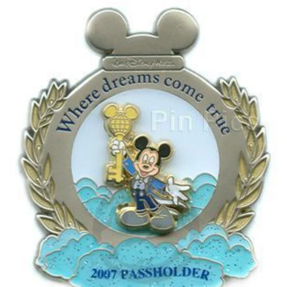 Disney Pin Mickey Mouse Where Dreams Come True 2007 51976 WDW Annual‎ Passholder